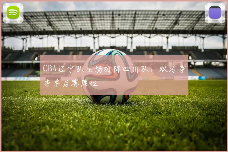 CBA辽宁队主场对阵四川队，双方争夺季后赛席位