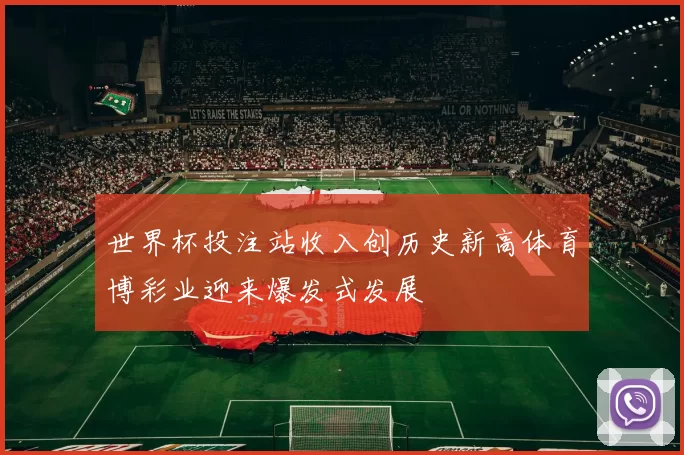 世界杯投注站收入创历史新高体育博彩业迎来爆发式发展