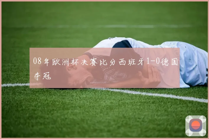 08年欧洲杯决赛比分西班牙1-0德国夺冠
